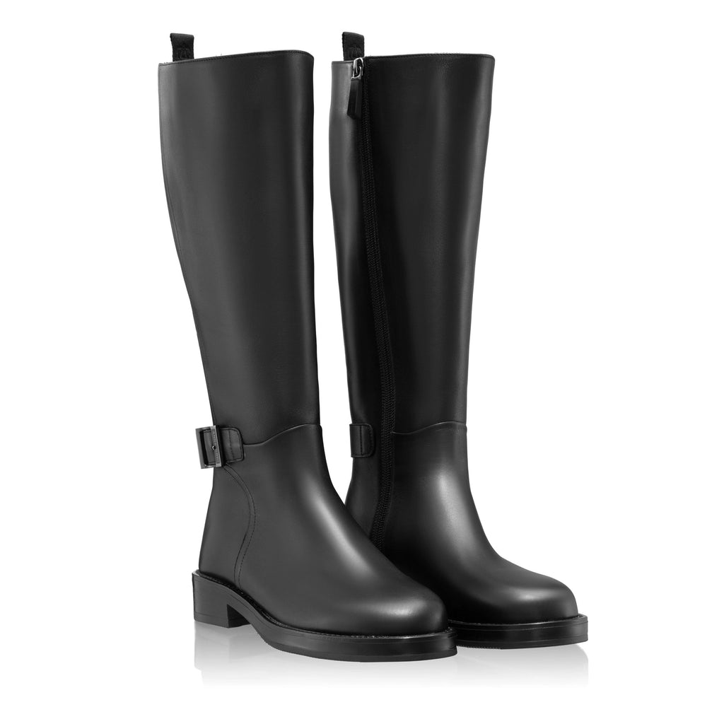 Cizme Dama 7930 Vitello Negru