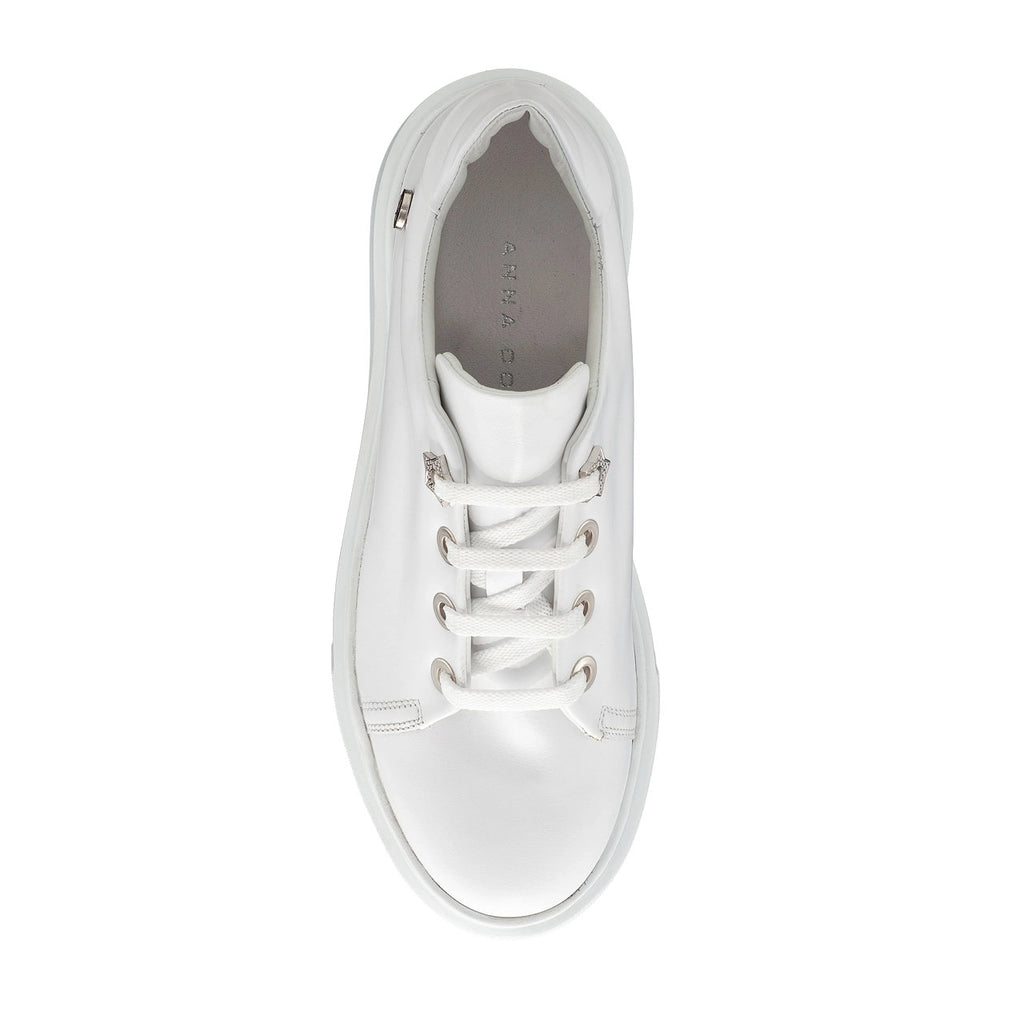Pantofi Sport Dama 7117 Vitello Alb