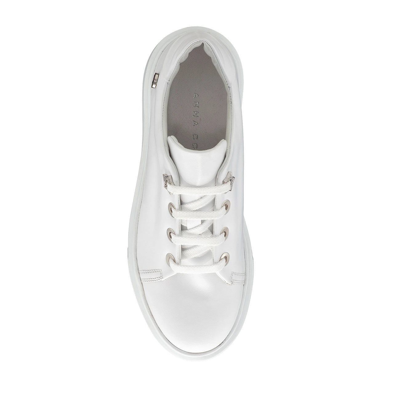 Pantofi Sport Dama 7117 Vitello Alb