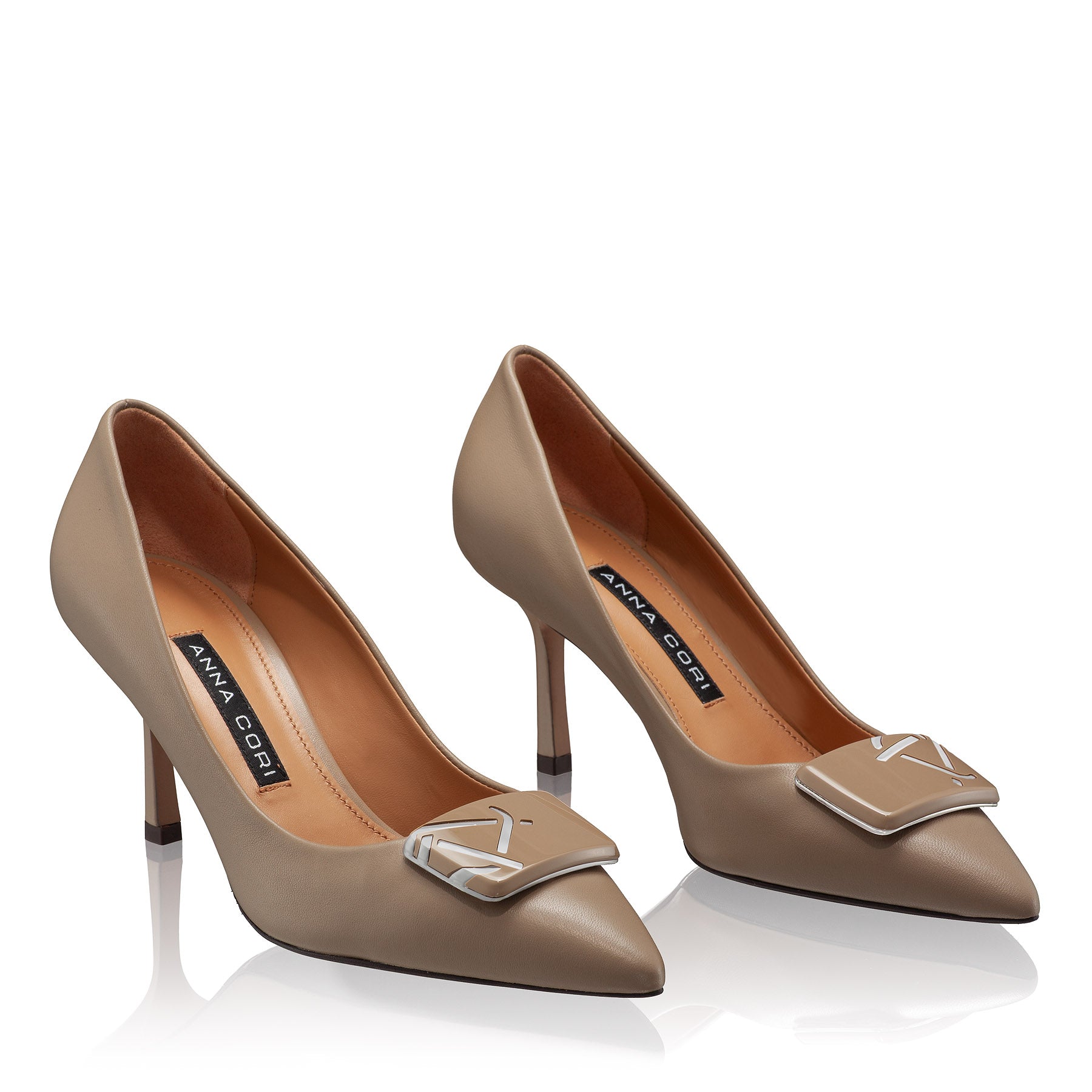 Pantofi Eleganti Dama 8010 Vitello Nisip