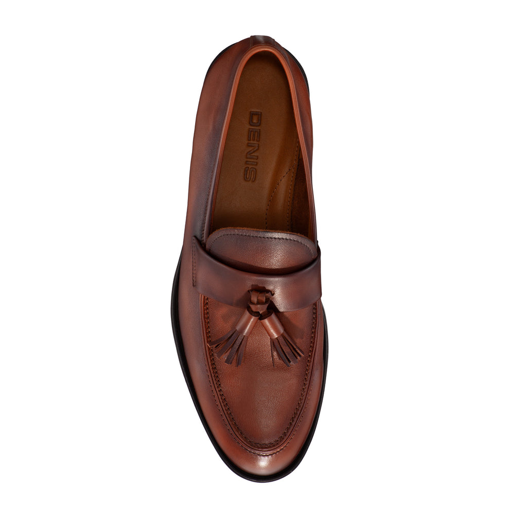 Pantofi Eleganti Barbati 7609 Vitello Cuoio
