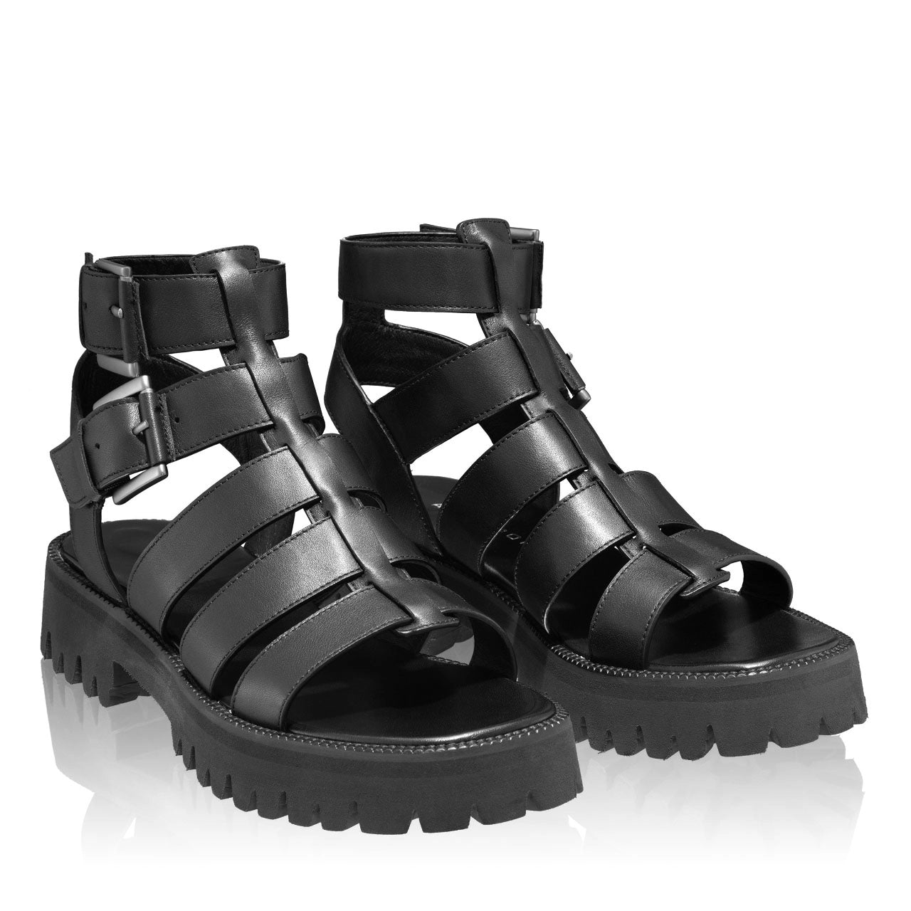 Sandale Dama 5973 Vitello Negru