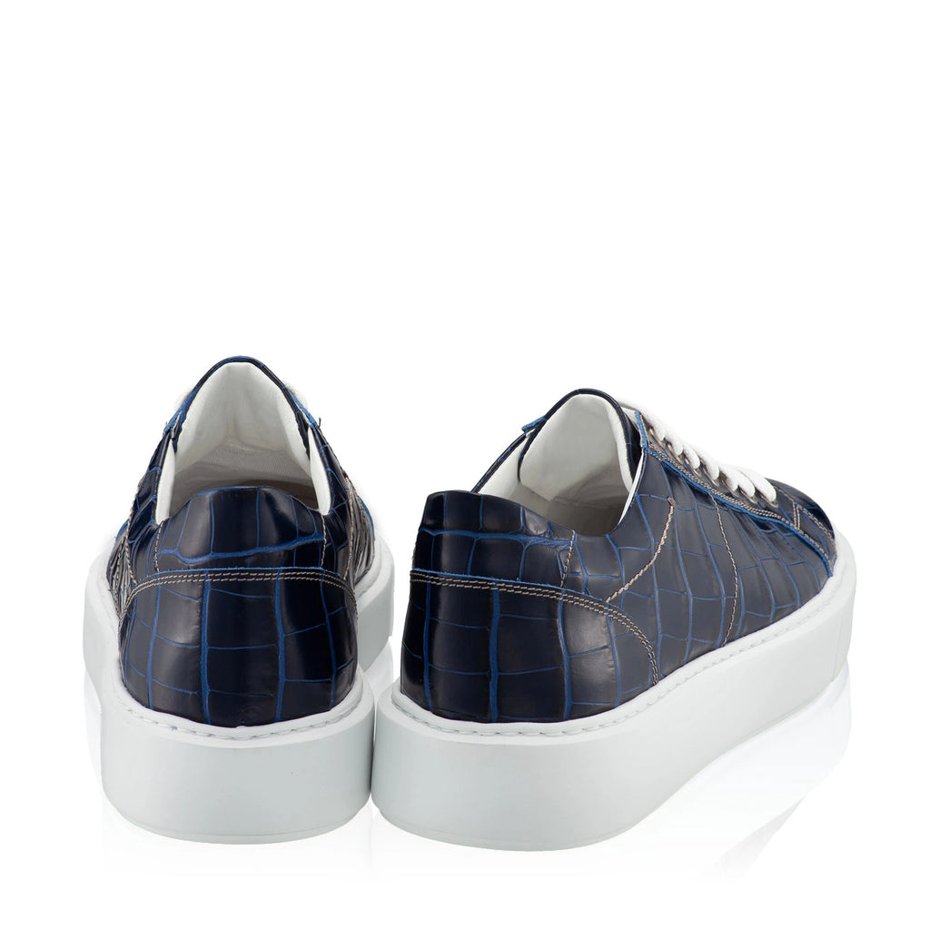 Pantofi Sport Barbati 6897 Croco Blue