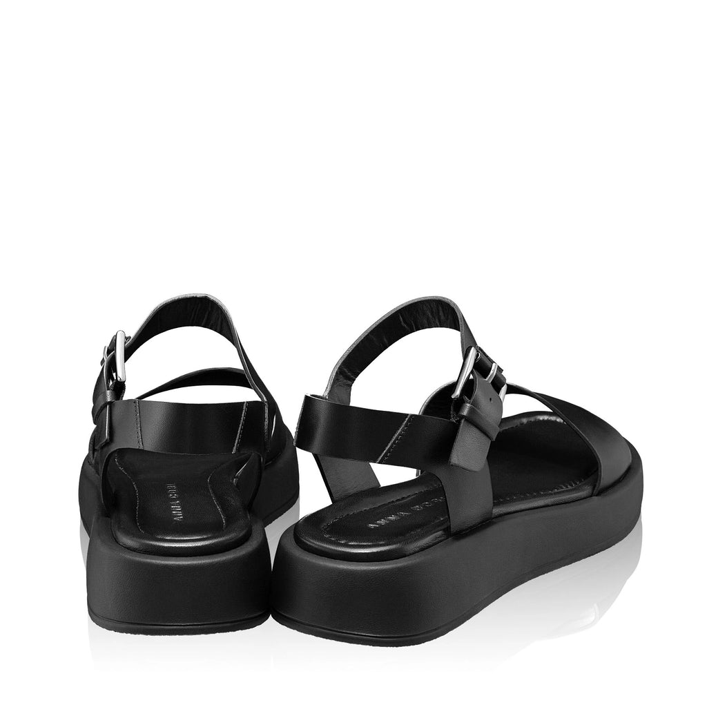Sandale Dama 6187 Vitello Negru