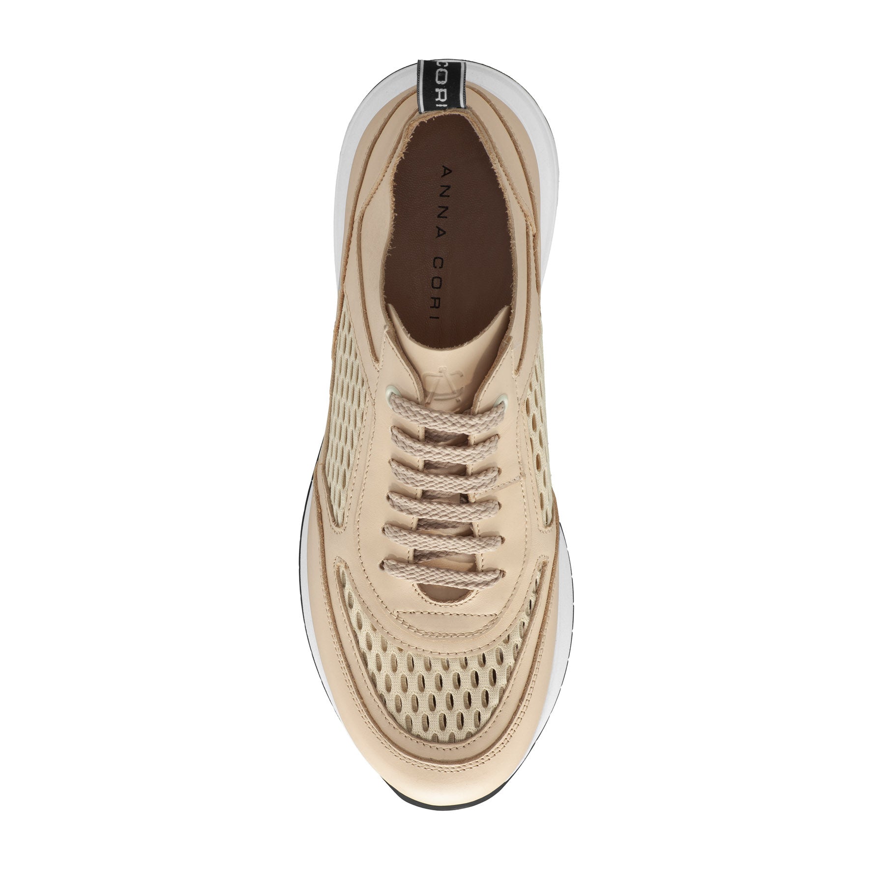 Pantofi Sport Dama 8132 Vitello+Rete Bej