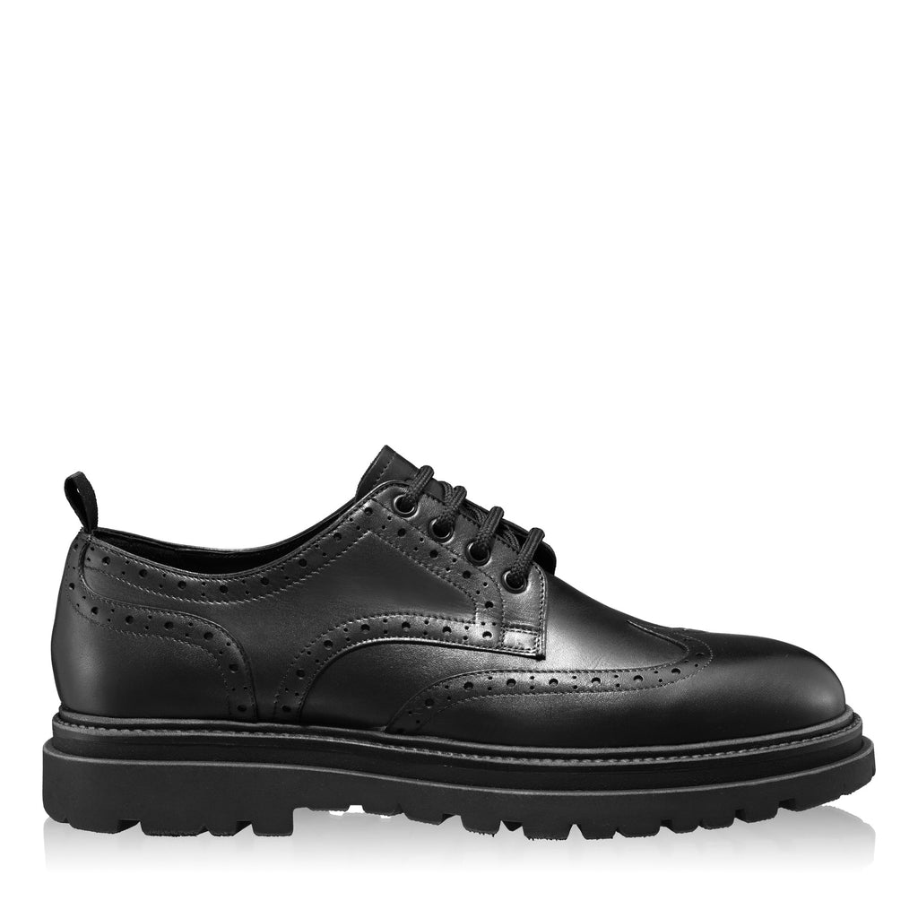 Pantofi Casual Barbati 7319 Vitello Negru