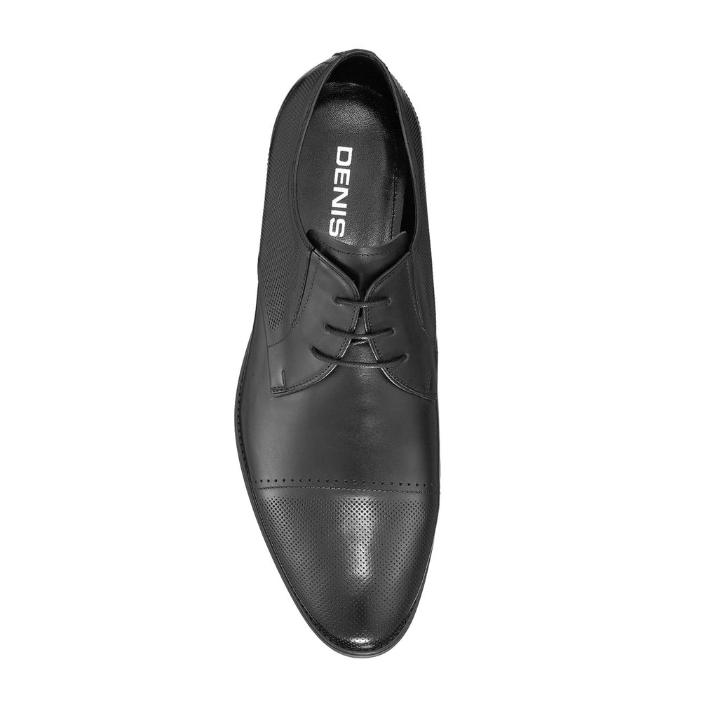 Pantofi Eleganti Barbati 6856 Vitello Foro Negru