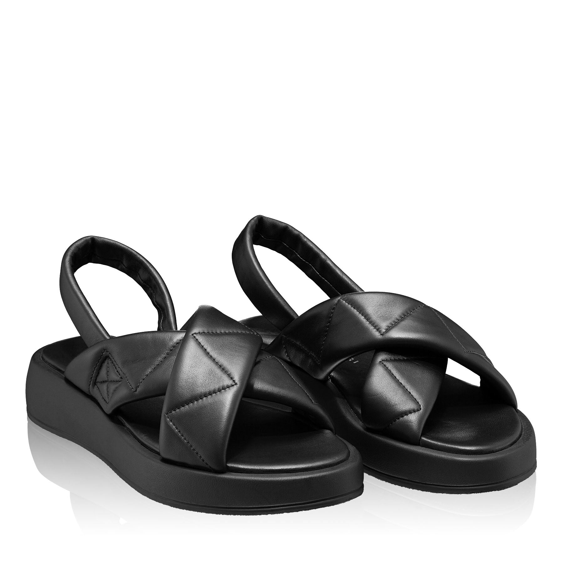 Sandale Dama 6185 Nappa Negru