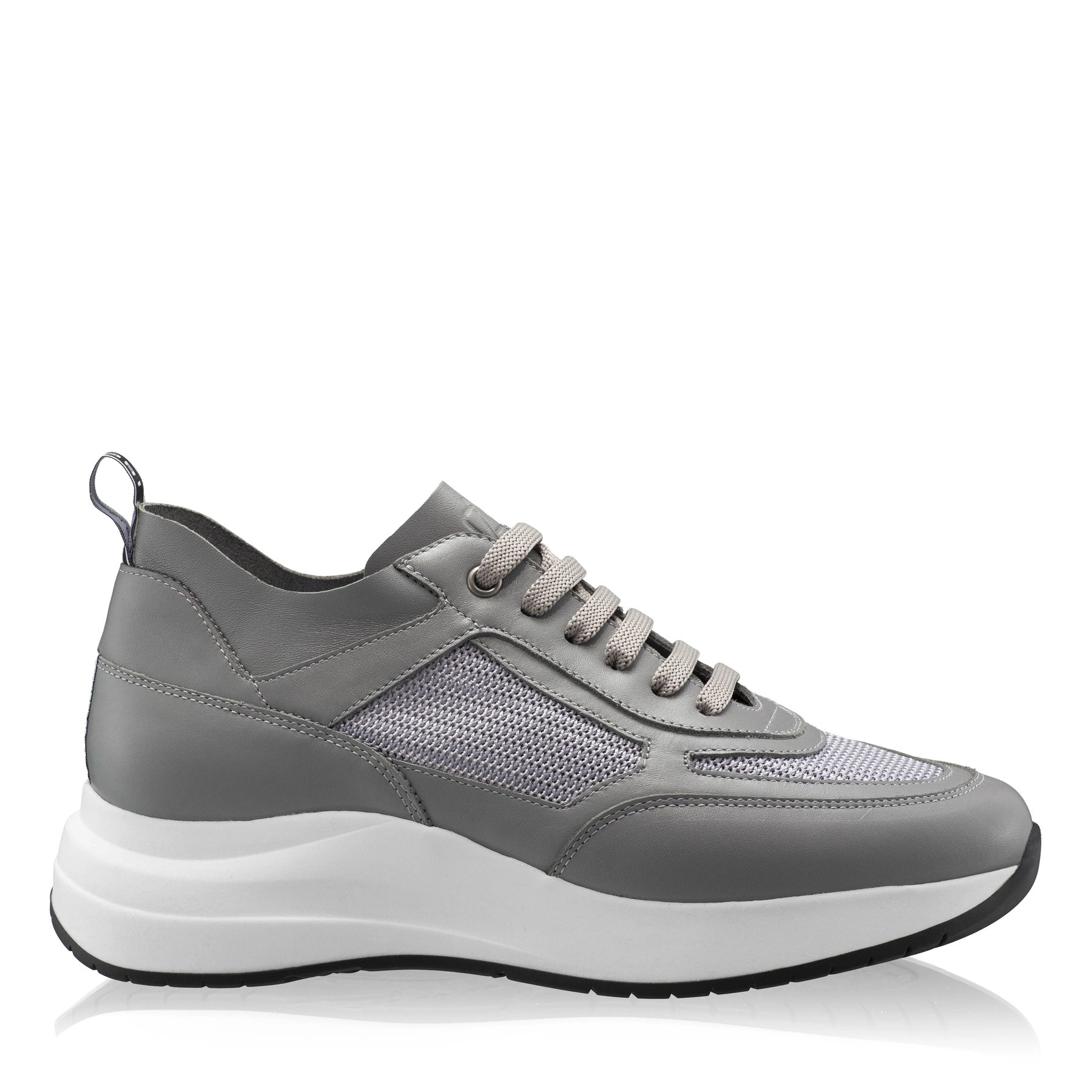 Pantofi Sport Dama 8132 Vitello+Rete Gri