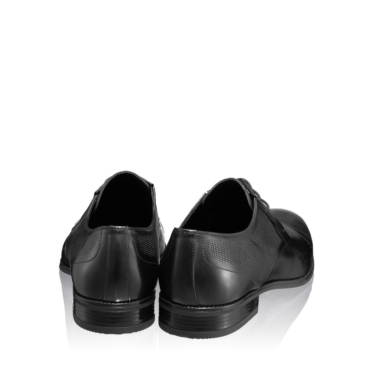 Pantofi Eleganti Barbati 6856 Vitello Foro Negru