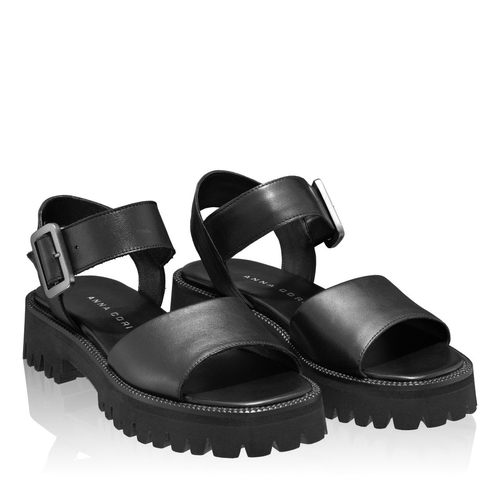 Sandale Dama 5972 Vitello Negru