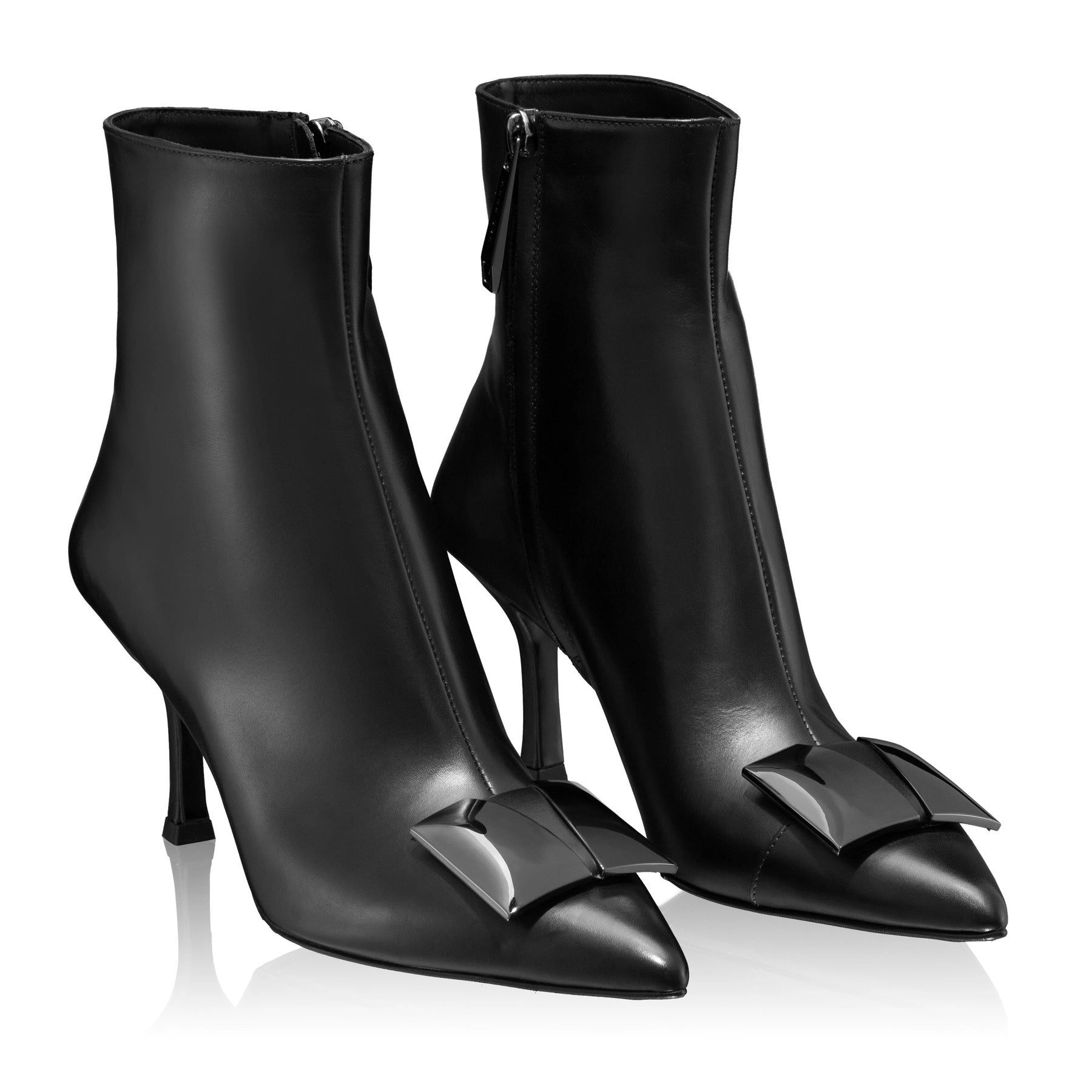 Botine Dama 6155 Vitello Negru