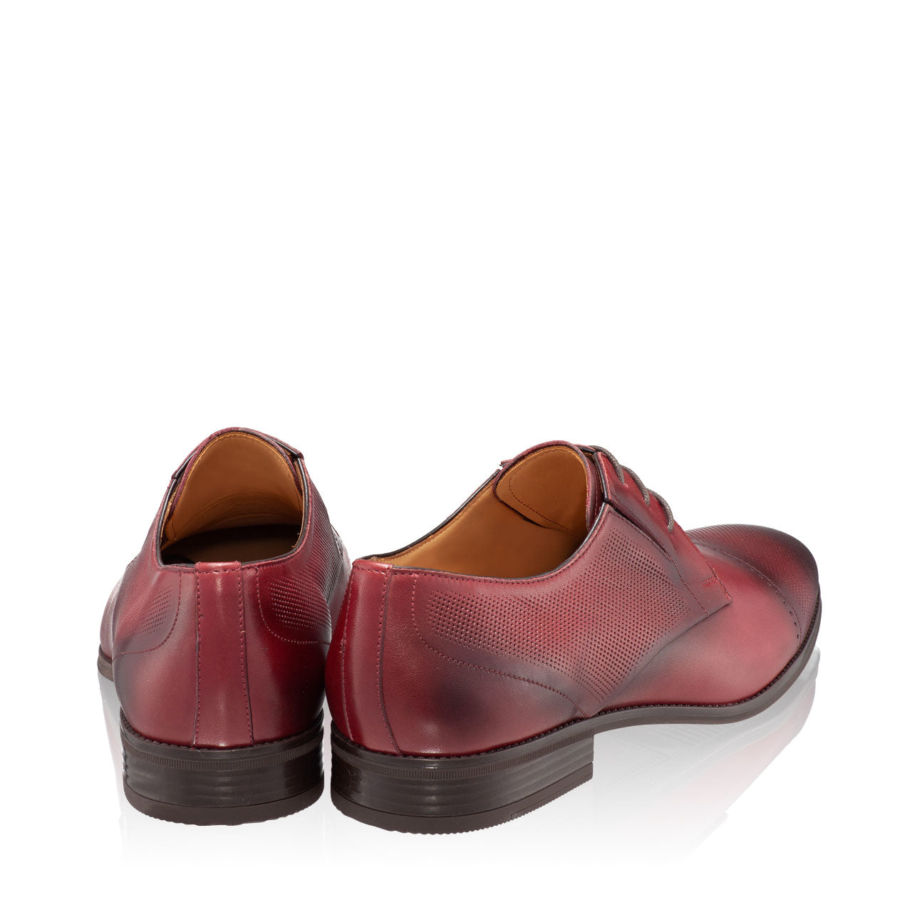Pantofi Eleganti Barbati 6856 Vitello Bordo