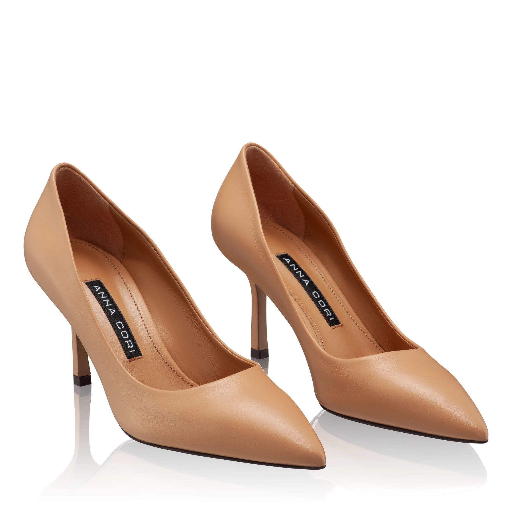 Pantofi Eleganti Dama 8026 Vitello Cappuccino