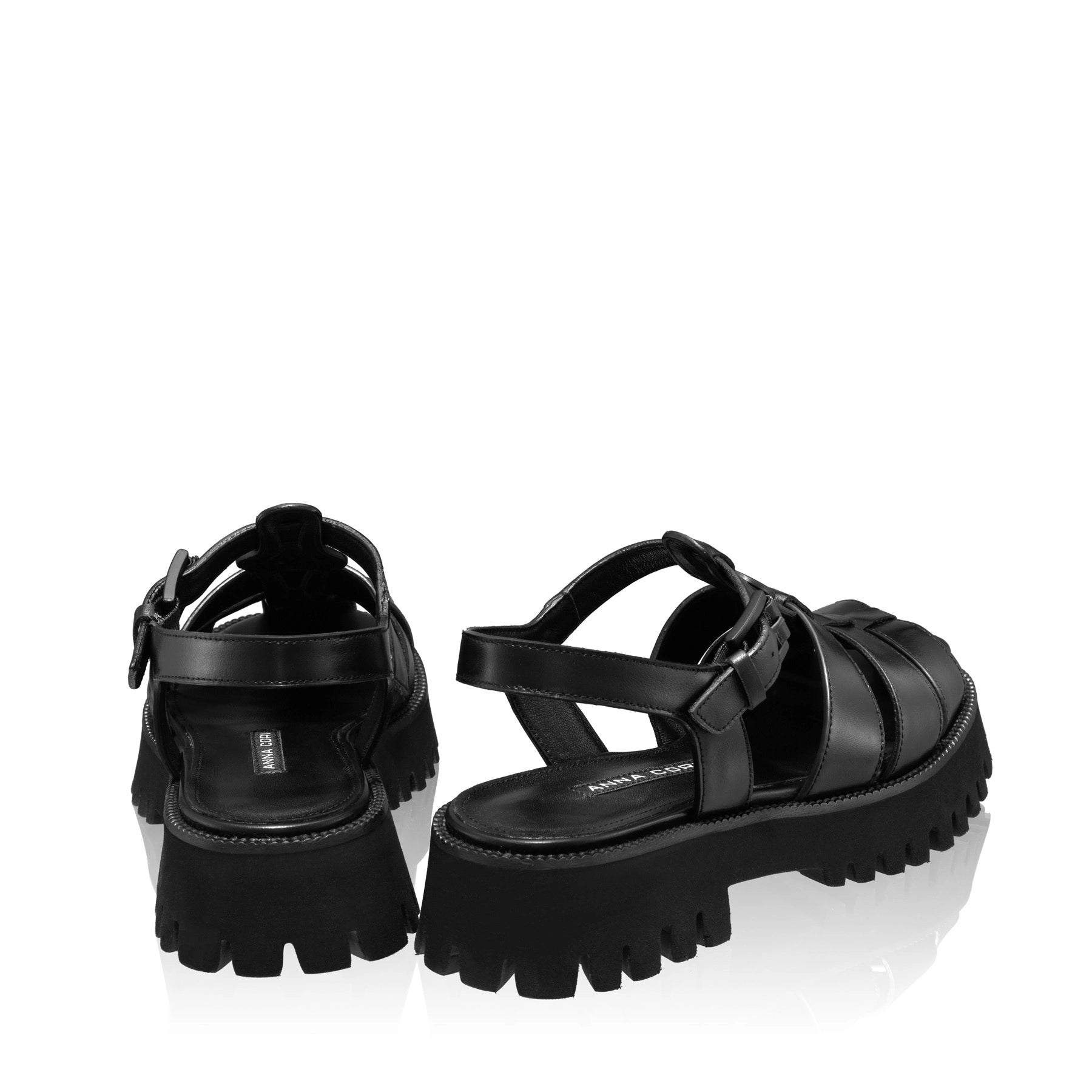 Sandale Dama 7567 Vitello Negru