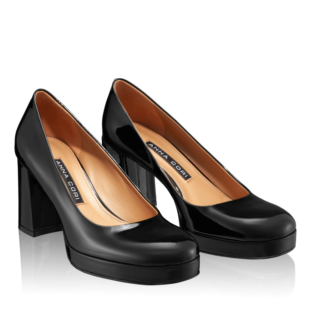 Pantofi Eleganti Dama 6300 Lac Negru