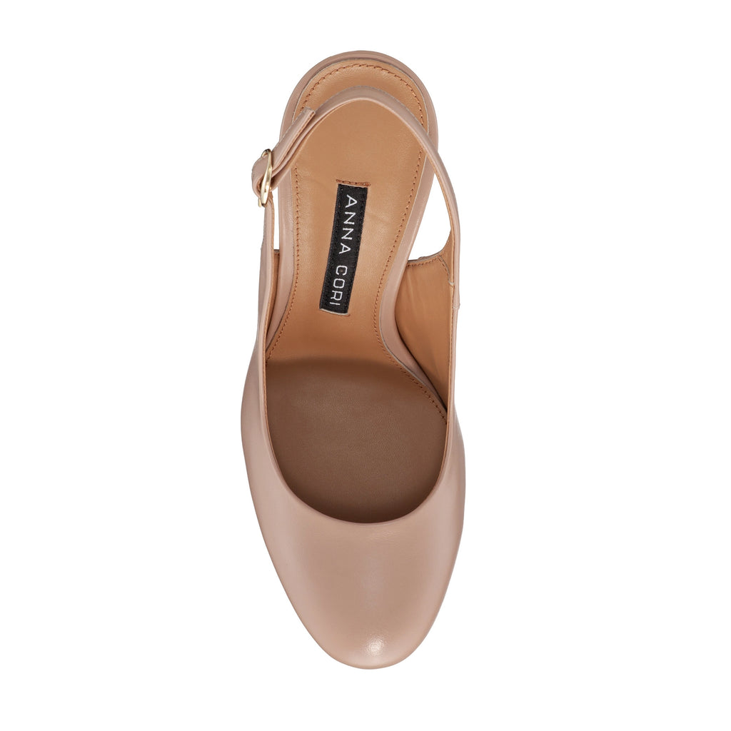 Pantofi Eleganti Dama 6253 Vitello Nude