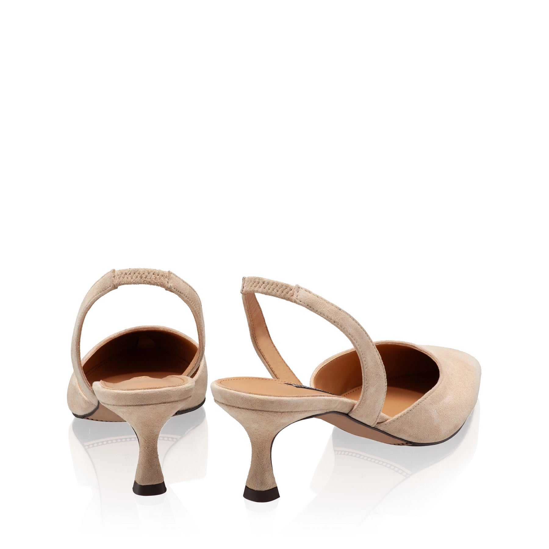 Pantofi Decupati Dama 8054 Camoscio Bej