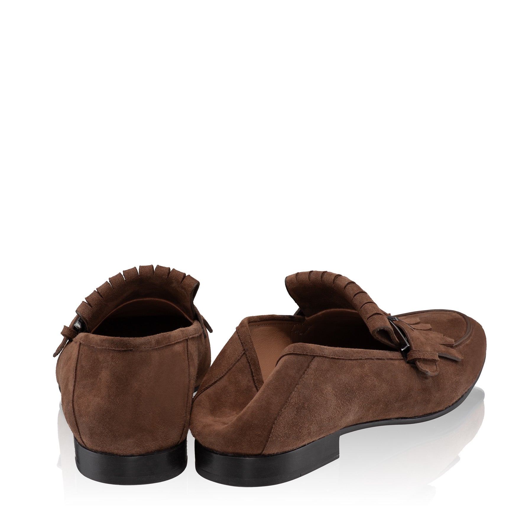 Pantofi Eleganti Barbati 7357 Camoscio Maro