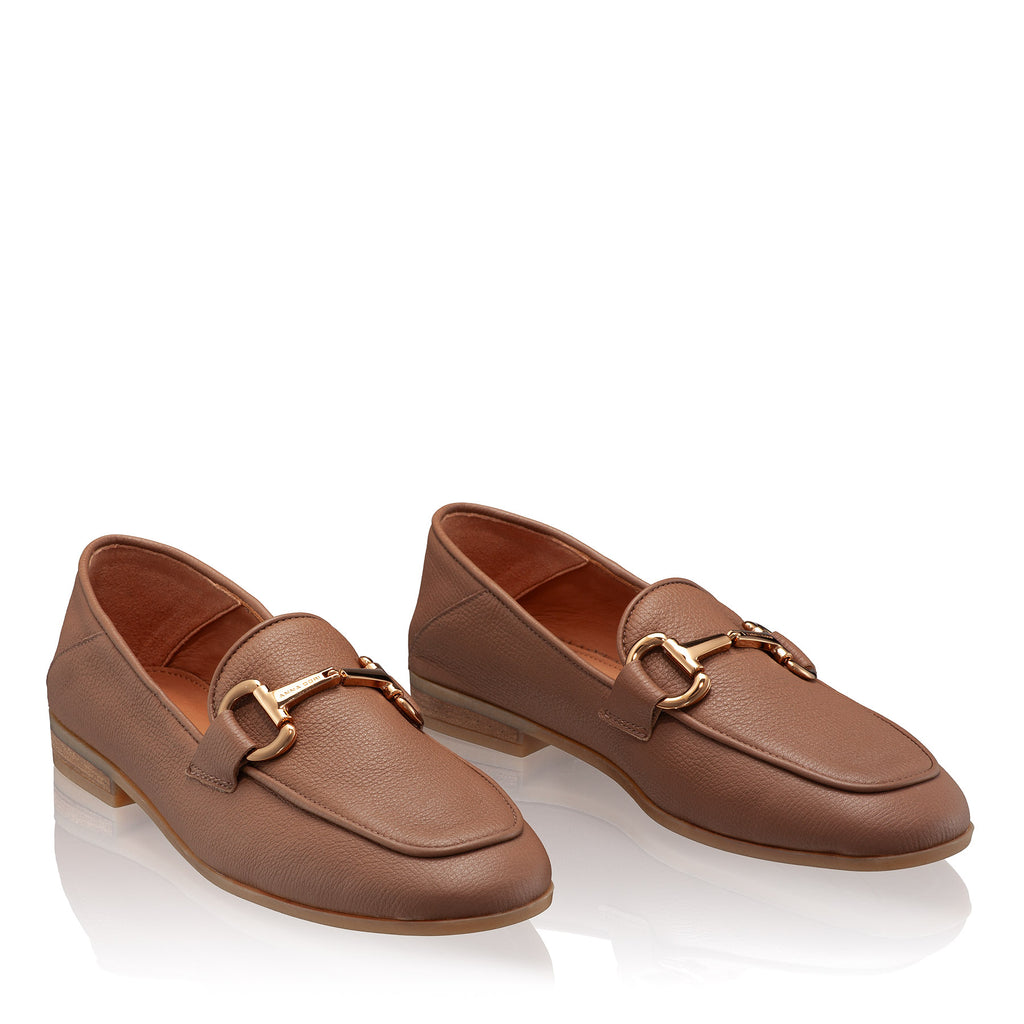 Pantofi Casual Dama 6221 Vitello Stamp Maro-Pal