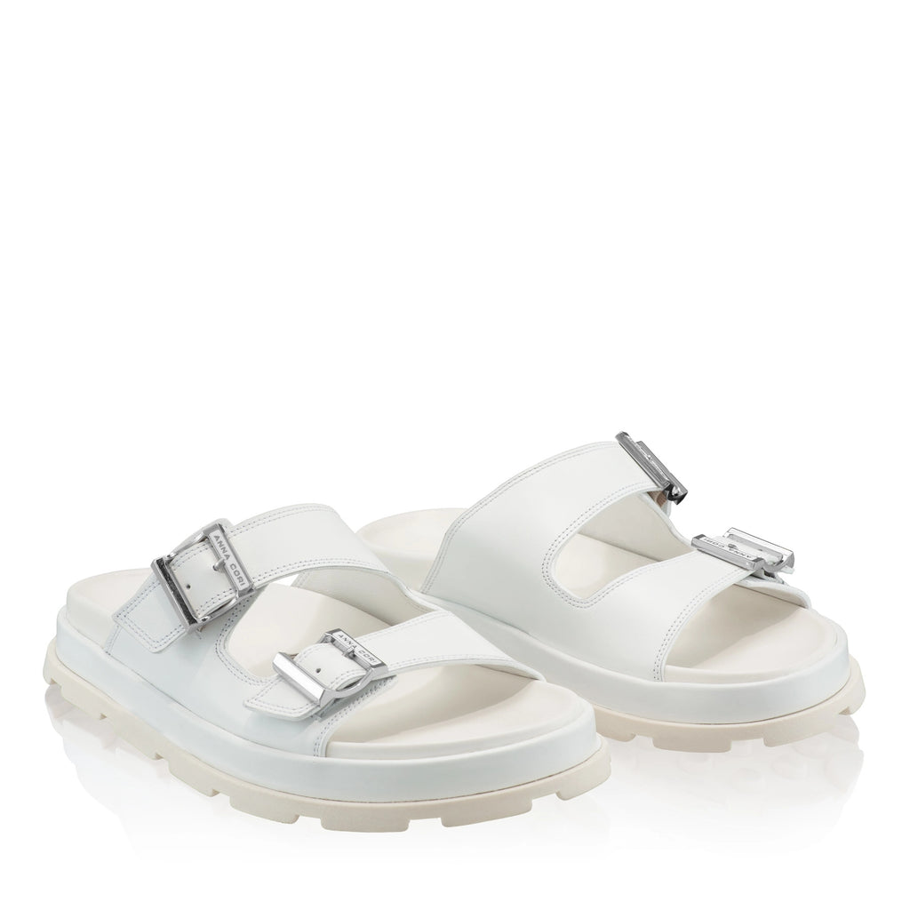 Papuci Dama 7569 Vitello Alb