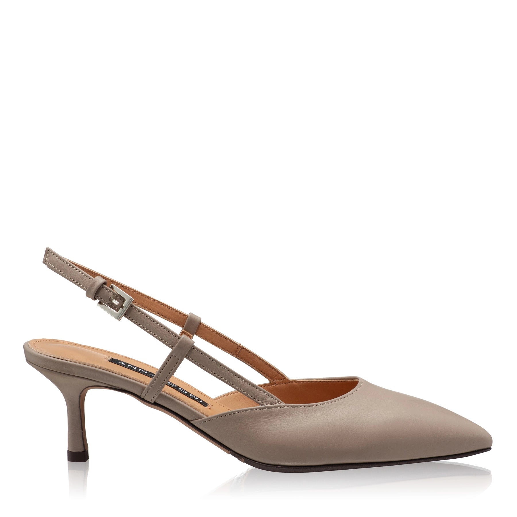 Pantofi Decupati Dama 8053 Vitello Taupe