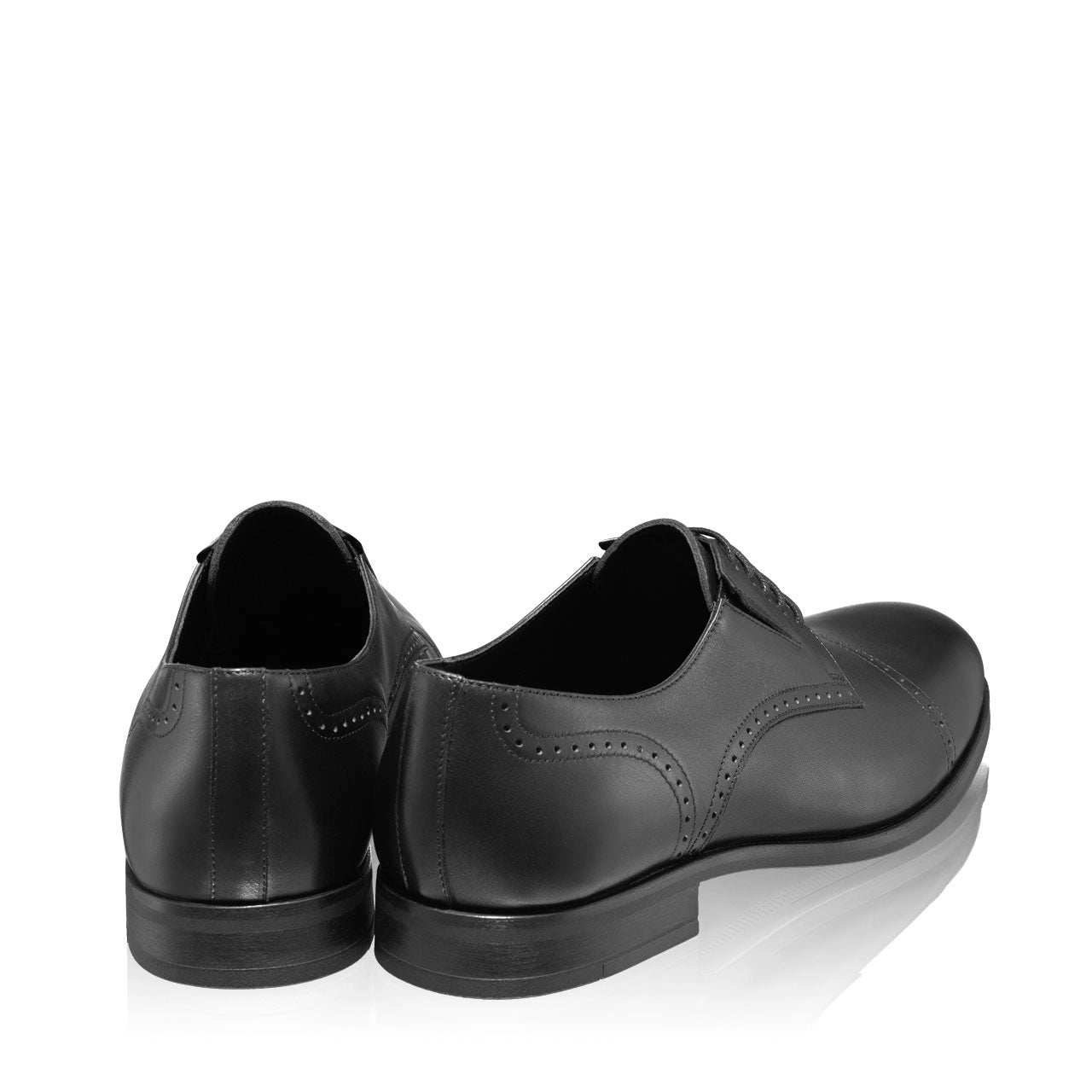 Pantofi Eleganti Barbati 7043 Vitello Negru