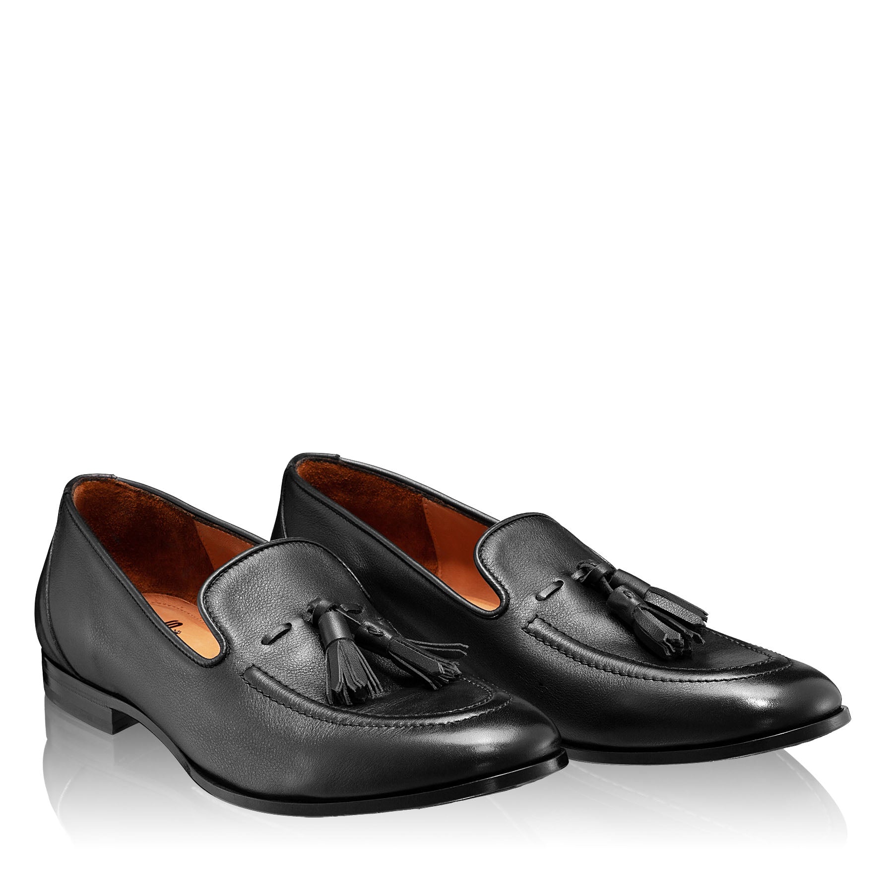 Pantofi Eleganti Barbati 7085 Vitello Negru