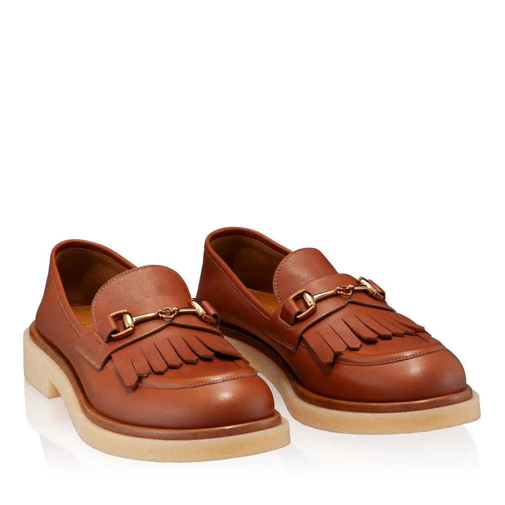Pantofi Casual Dama 7582 Vitello Cuoio