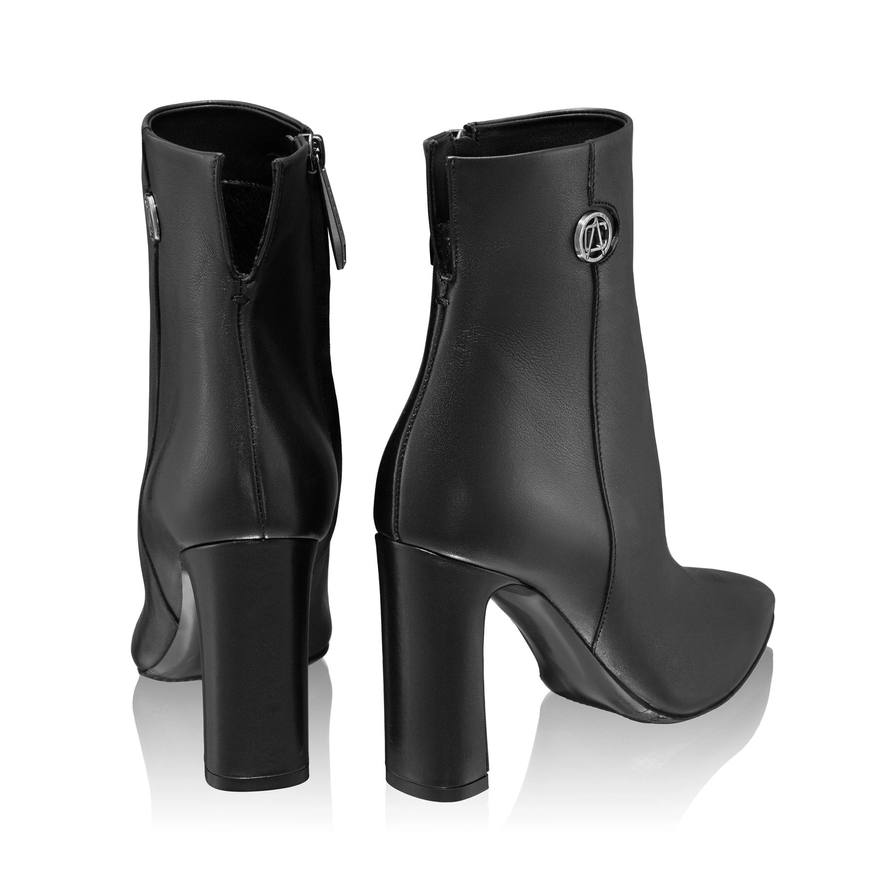 Botine Dama 7966 Vitello Negru