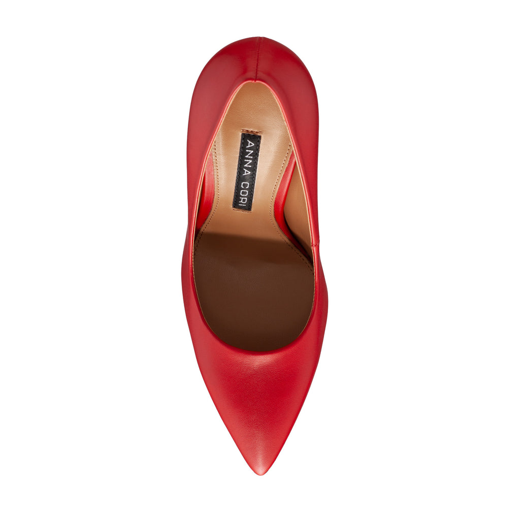 Pantofi Dama Eleganti 7868 Vitello Rosu