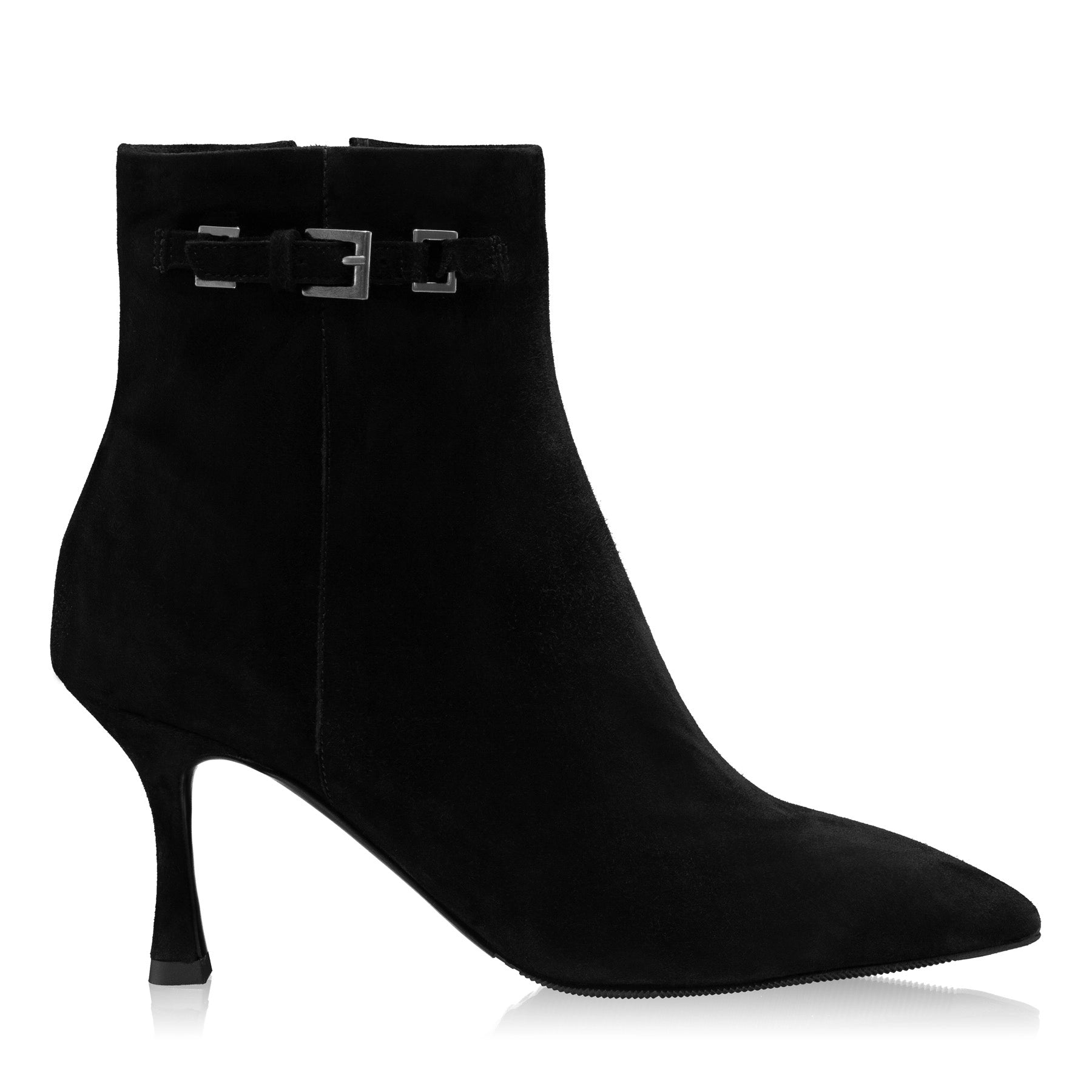 Botine Dama 7968 Camoscio Negru