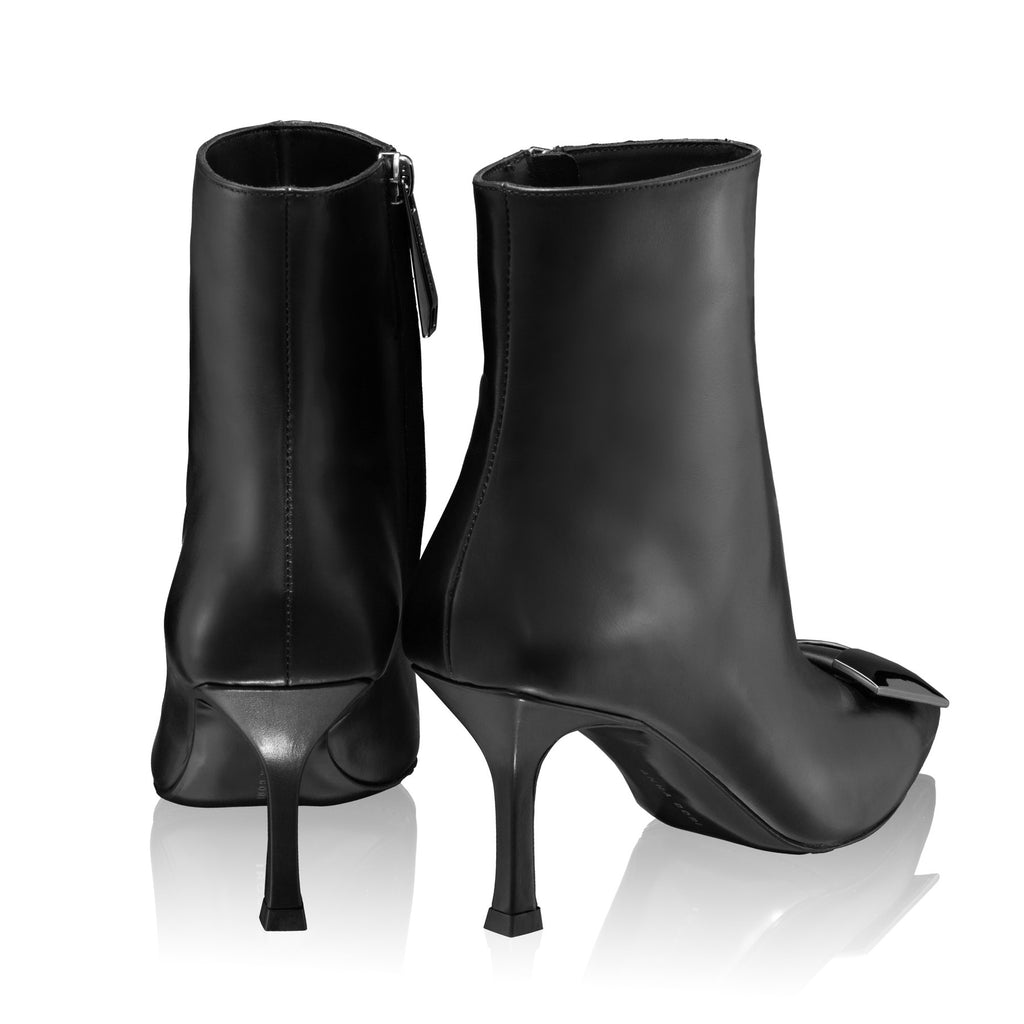 Botine Dama 6155 Vitello Negru