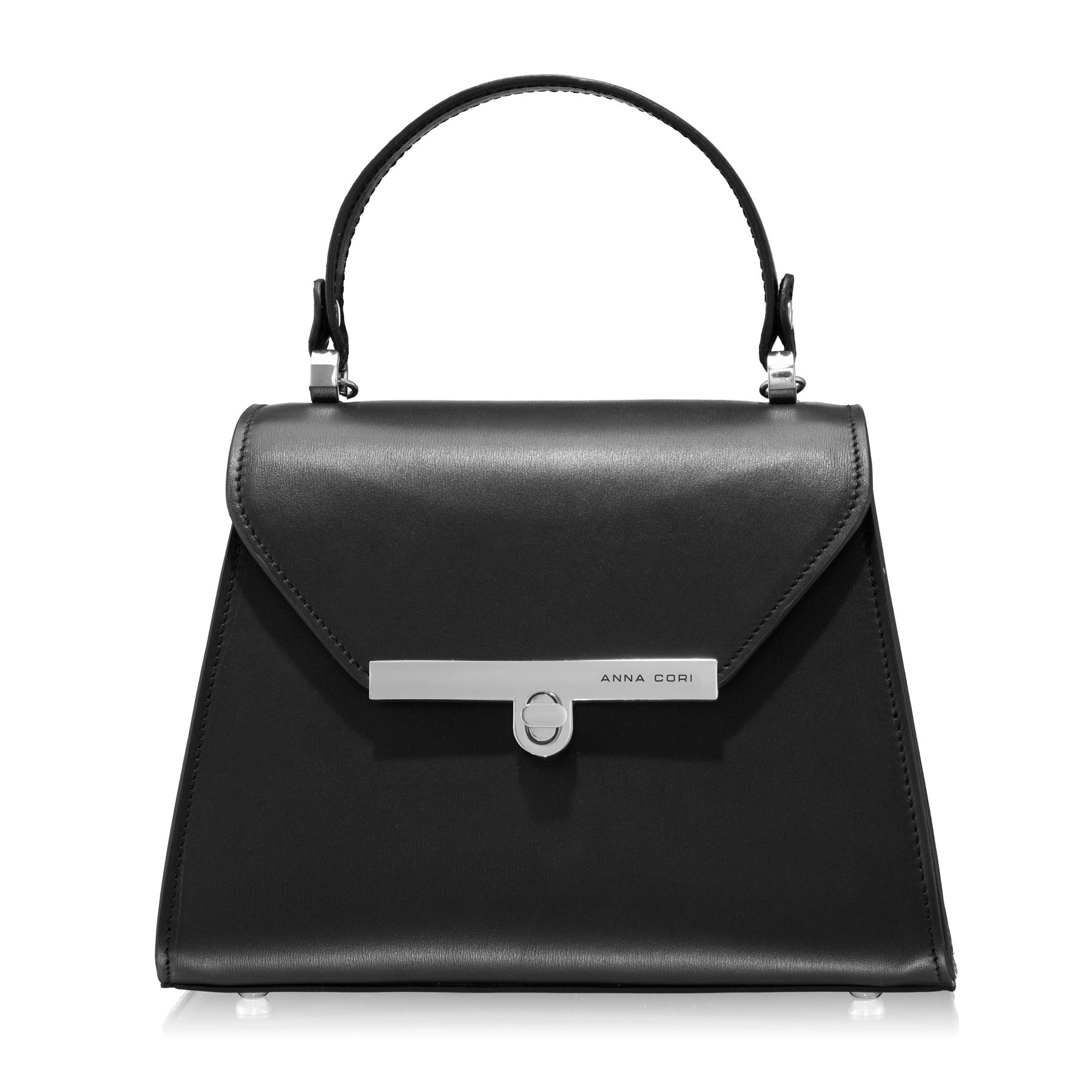 GEANTA DAMA DE MANA MARY 01 VIT STAMP NEGRU