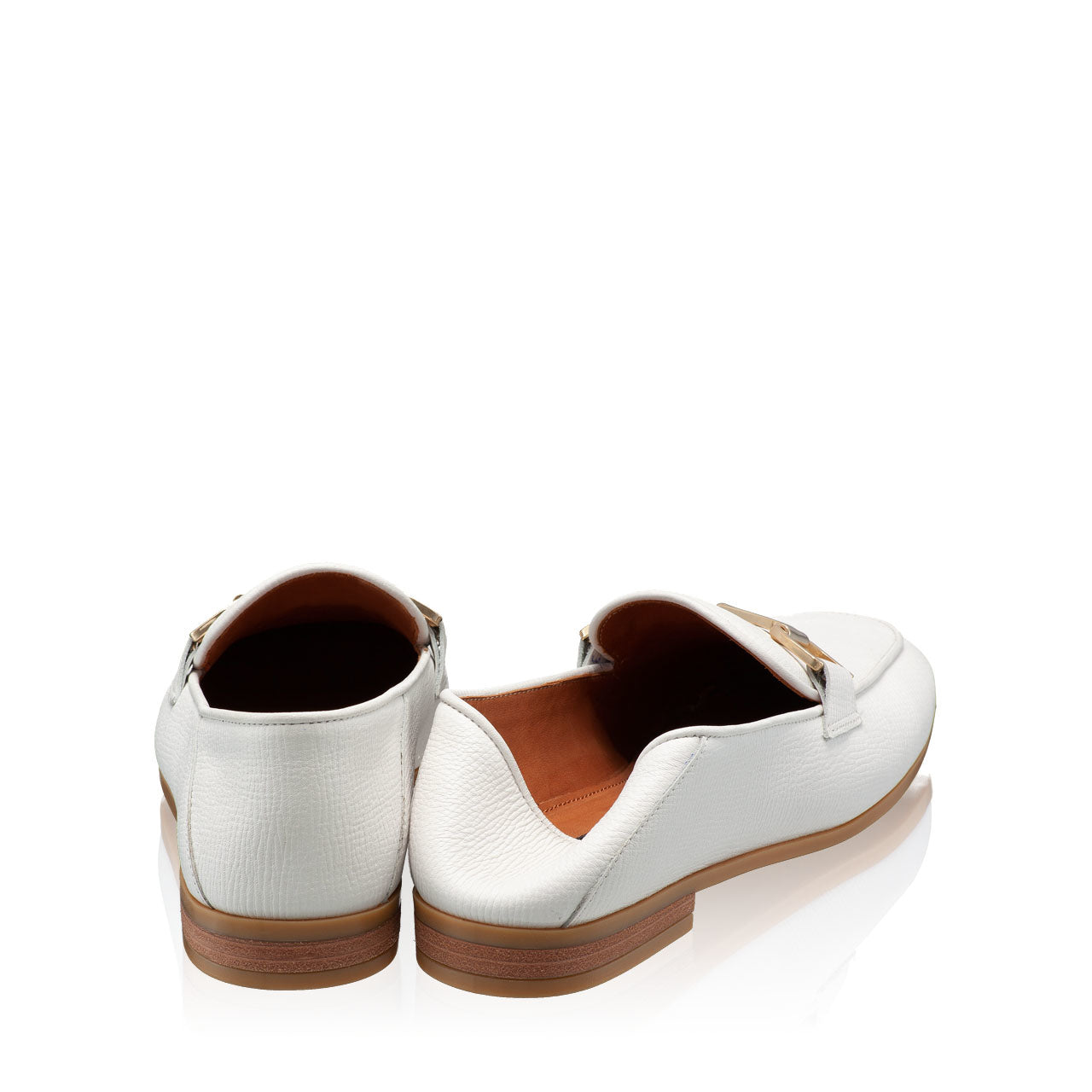 Pantofi Casual Dama 6221 Vitello Stamp Alb