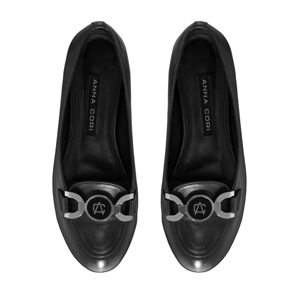 Balerini Dama 7556 Nappa Negru