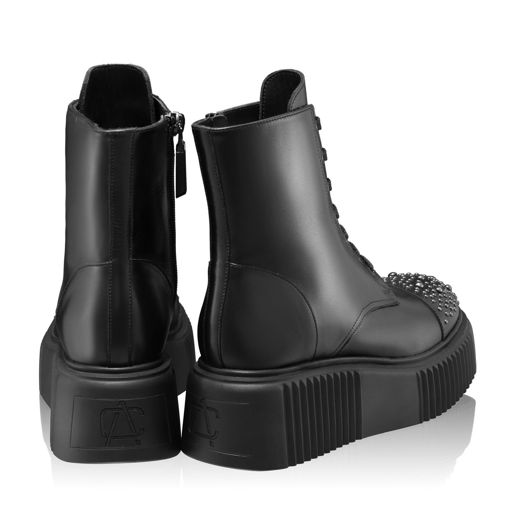 Ghete Dama 7261 Vitello Negru