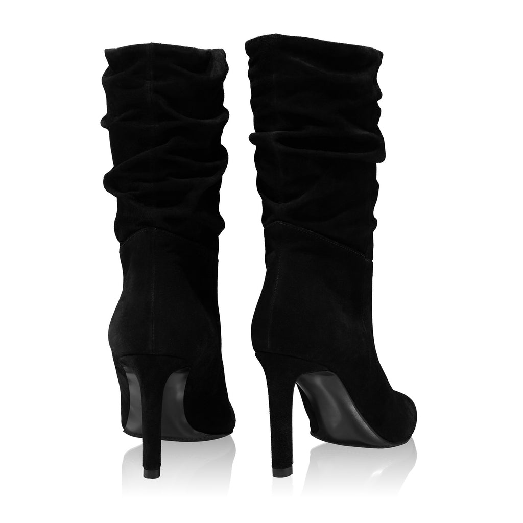Cizme Dama 7964 Camoscio Negru