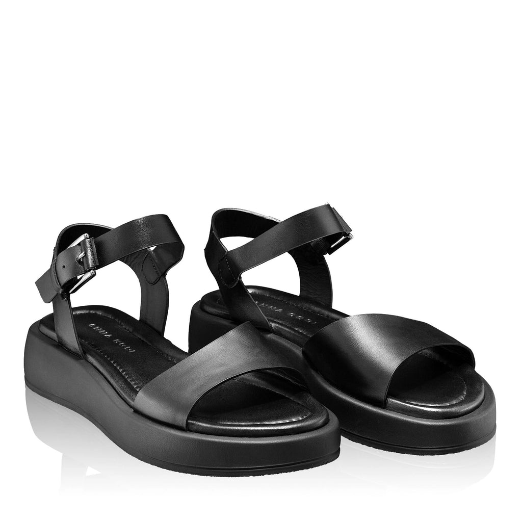 Sandale Dama 6187 Vitello Negru