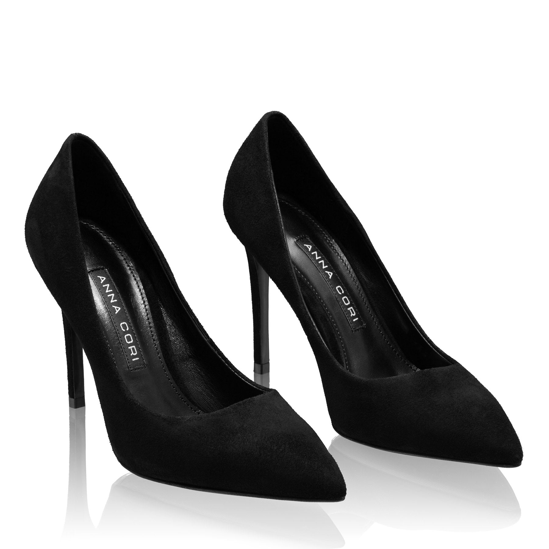 Pantofi Dama Eleganti 7868 Camoscio Negru