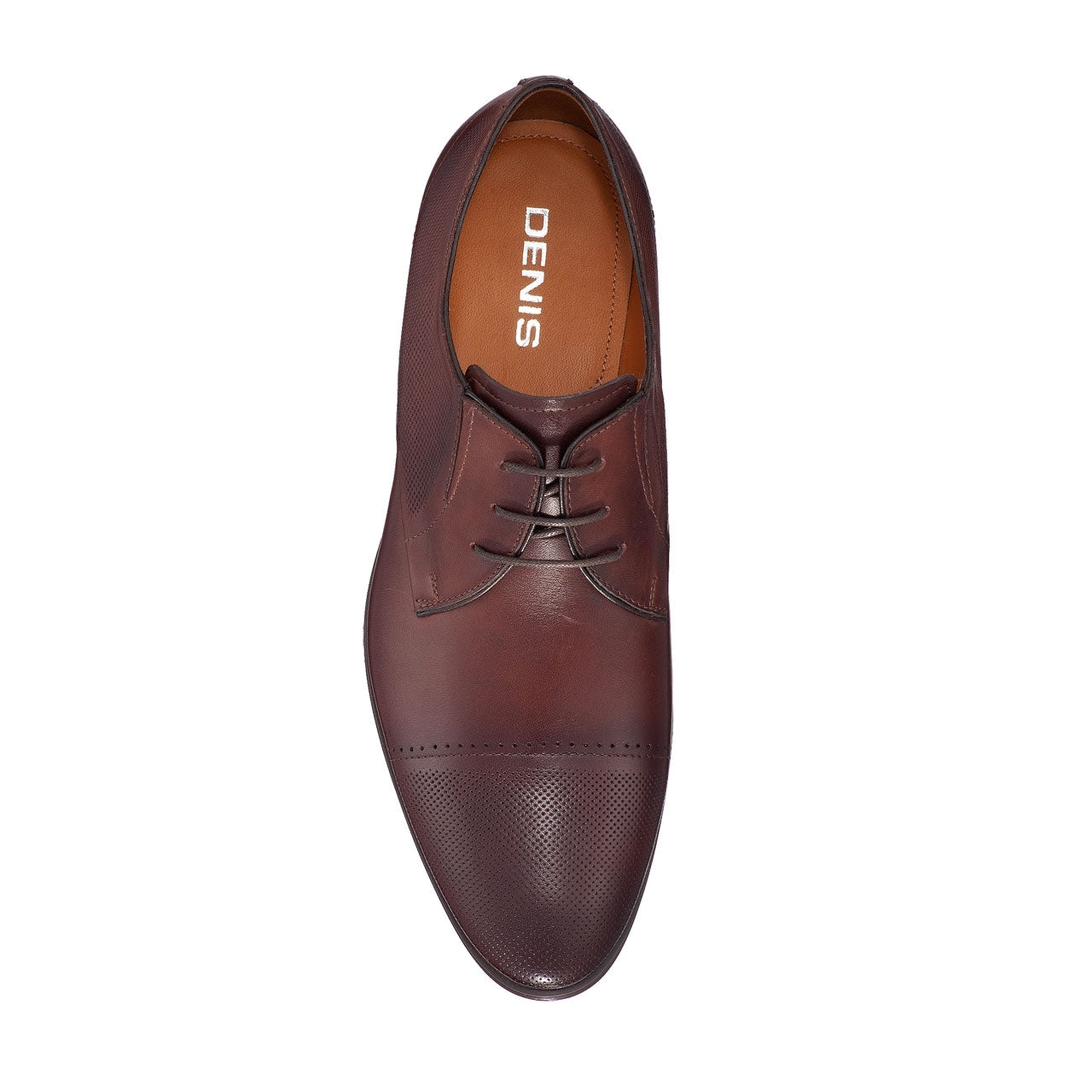 Pantofi Eleganti Barbati 6856 Vitello Foro Maro