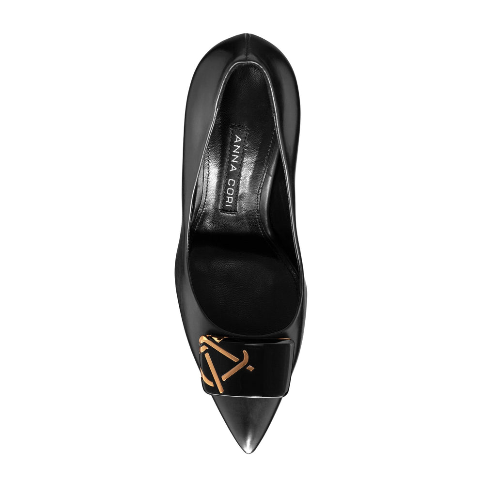 Pantofi Eleganti Dama 8010 Vitello Negru
