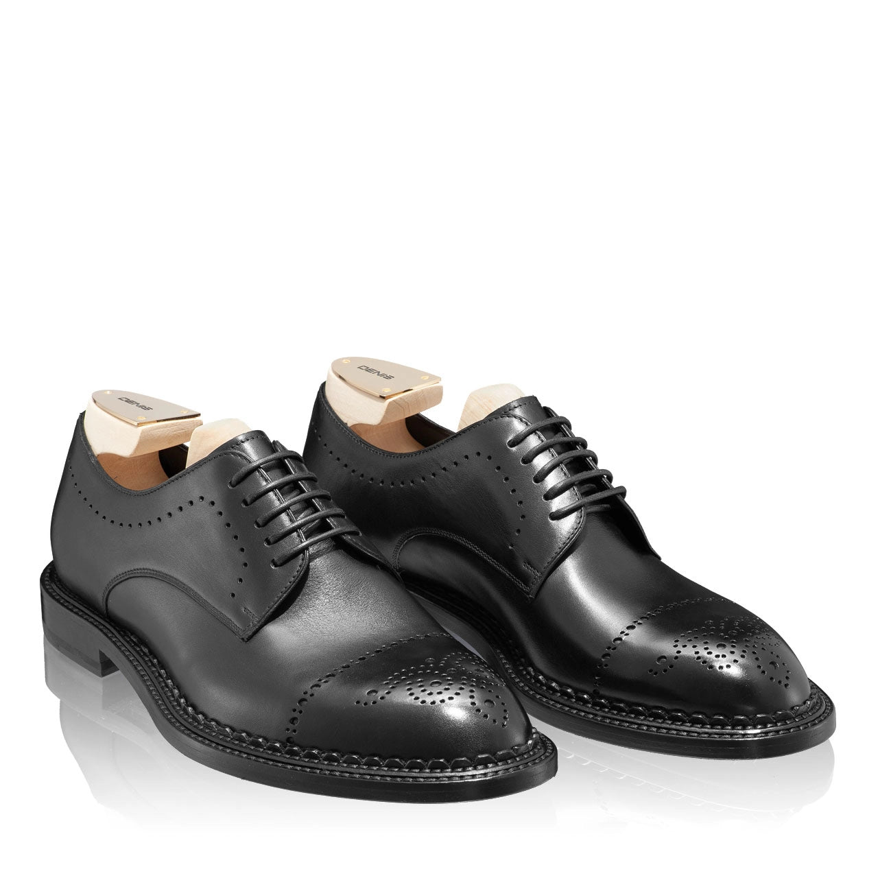 Pantofi Eleganti Barbati 7027 Vitello Negru