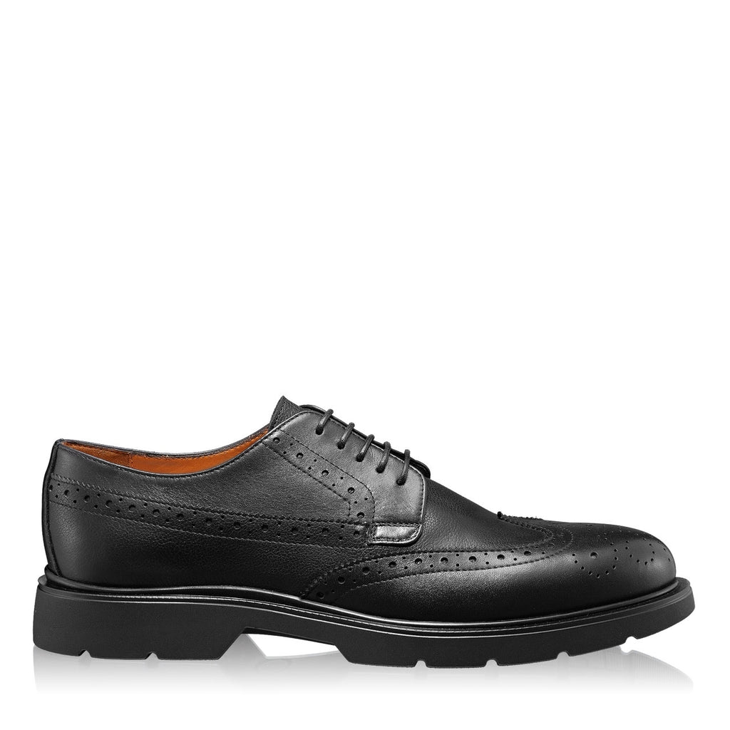 Pantofi Casual Barbati 6921 Vitello Negru