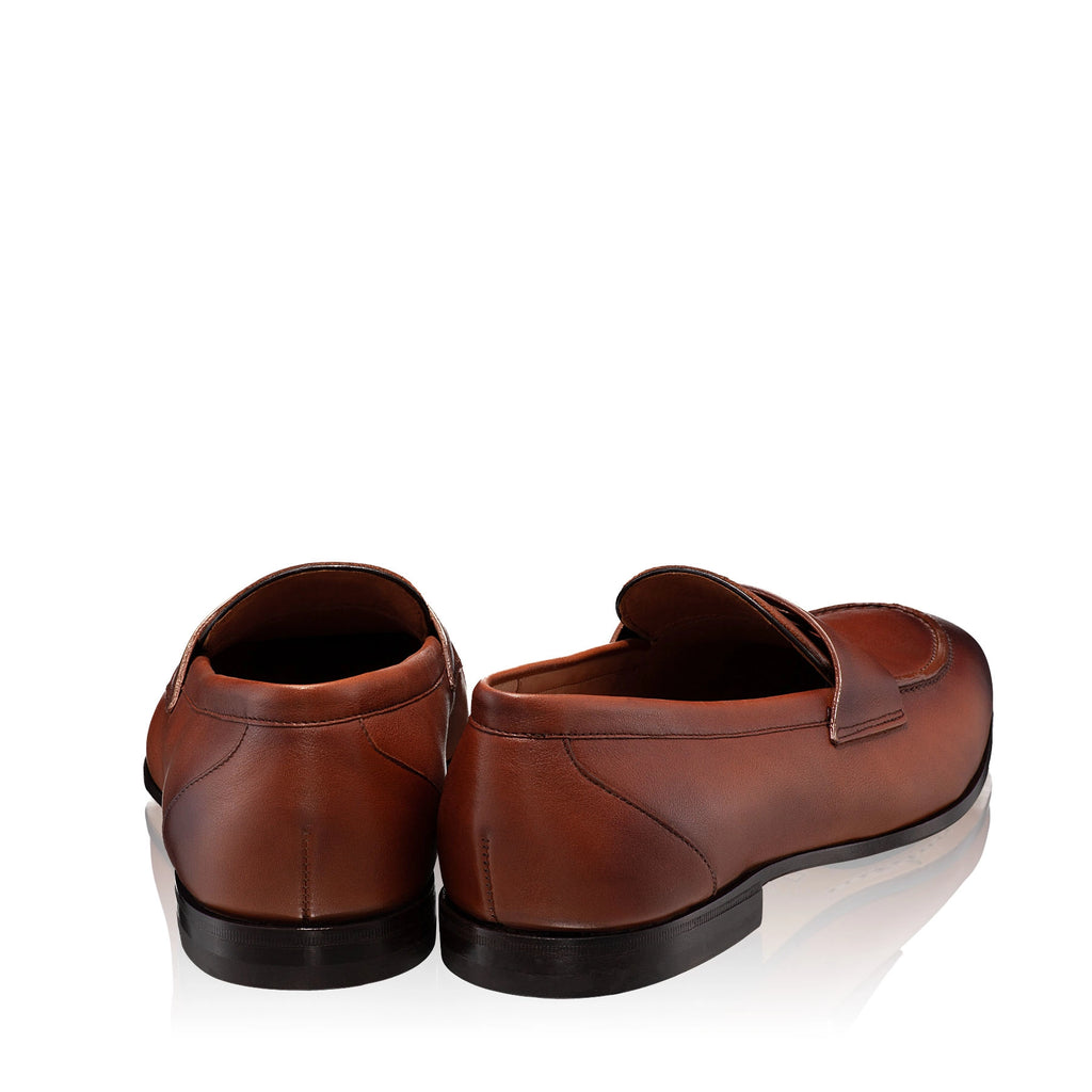 Pantofi Eleganti Barbati 7084 Vitello Cuoio