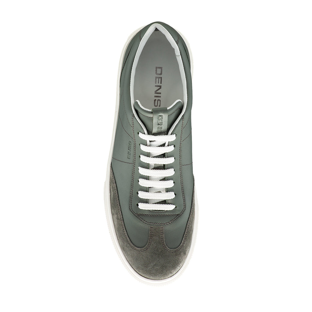 Pantofi Sport Barbati 7312 Vitello + Crosta Verde