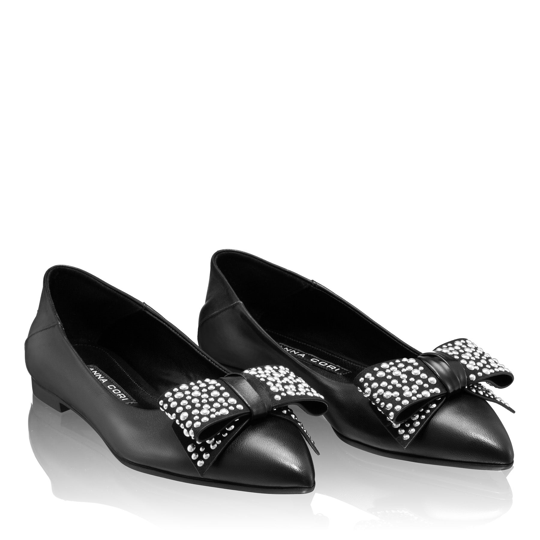 Balerini Dama 8101 Vitello Negru