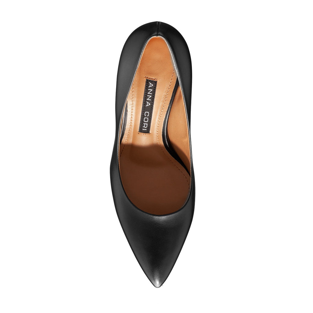 Pantofi Eleganti Dama 6146 Vitello Negru