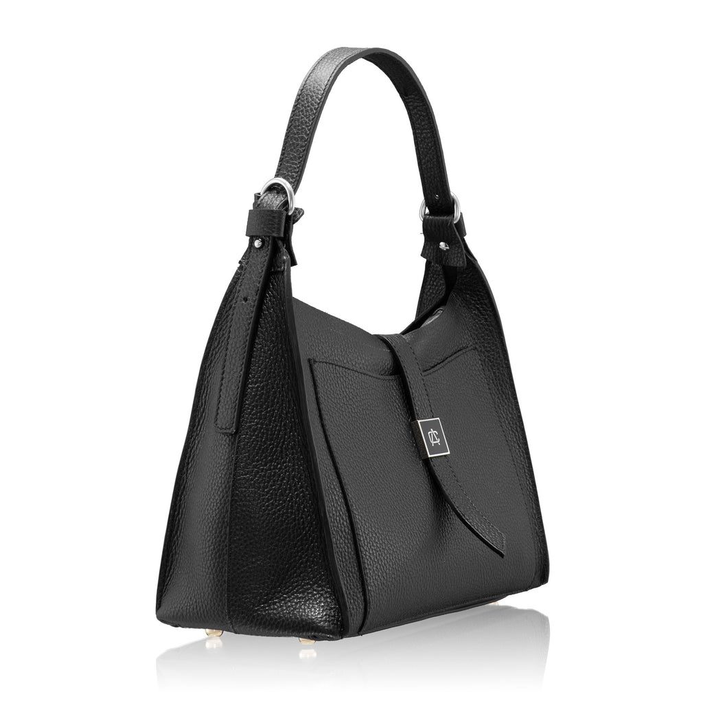 Geanta dama de Mana BLUMA 02 BOTTALATO NEGRU