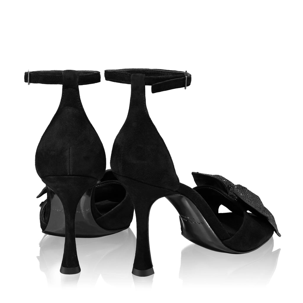 Sandale Dama 6161 Camoscio Negru